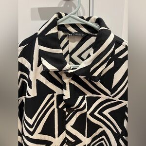 Men’s Zara zebra jacket